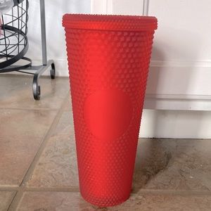Red Studded 24 oz Starbucks Cup